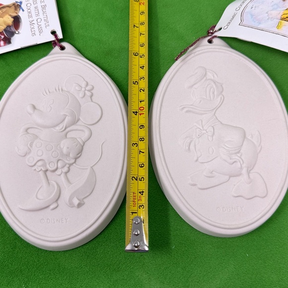 3 Disney Ceramic Cookie Molds new with tags